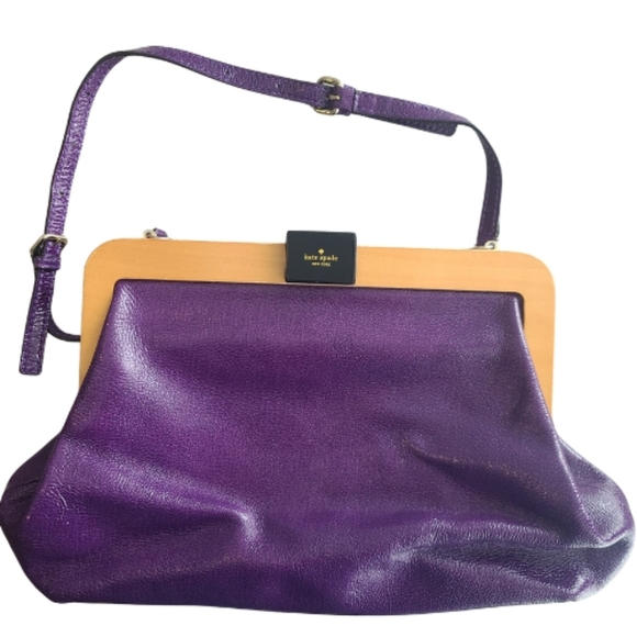kate spade Handbags - Kate Spade Zuma Beach  Marga Crossbody PXRU3566 Purple Leather Purse Handbag